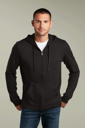 Black Zipper Hoodie (Unisex)