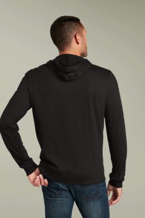 Black Zipper Hoodie for Men