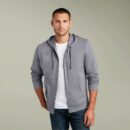 Grey Zipper Hoodie (Unisex)