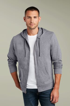 Grey Zipper Hoodie (Unisex)