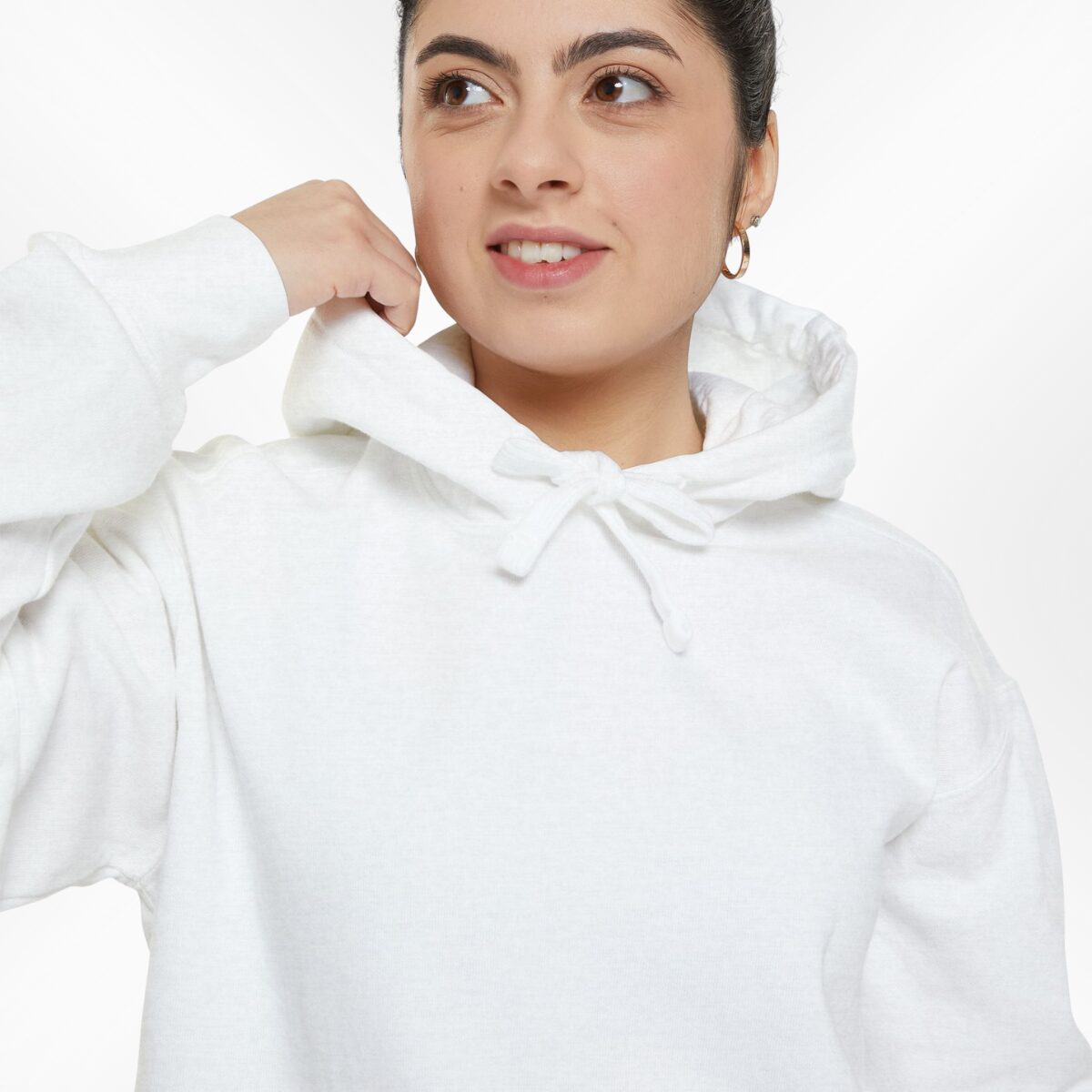 Simple White Hoodie