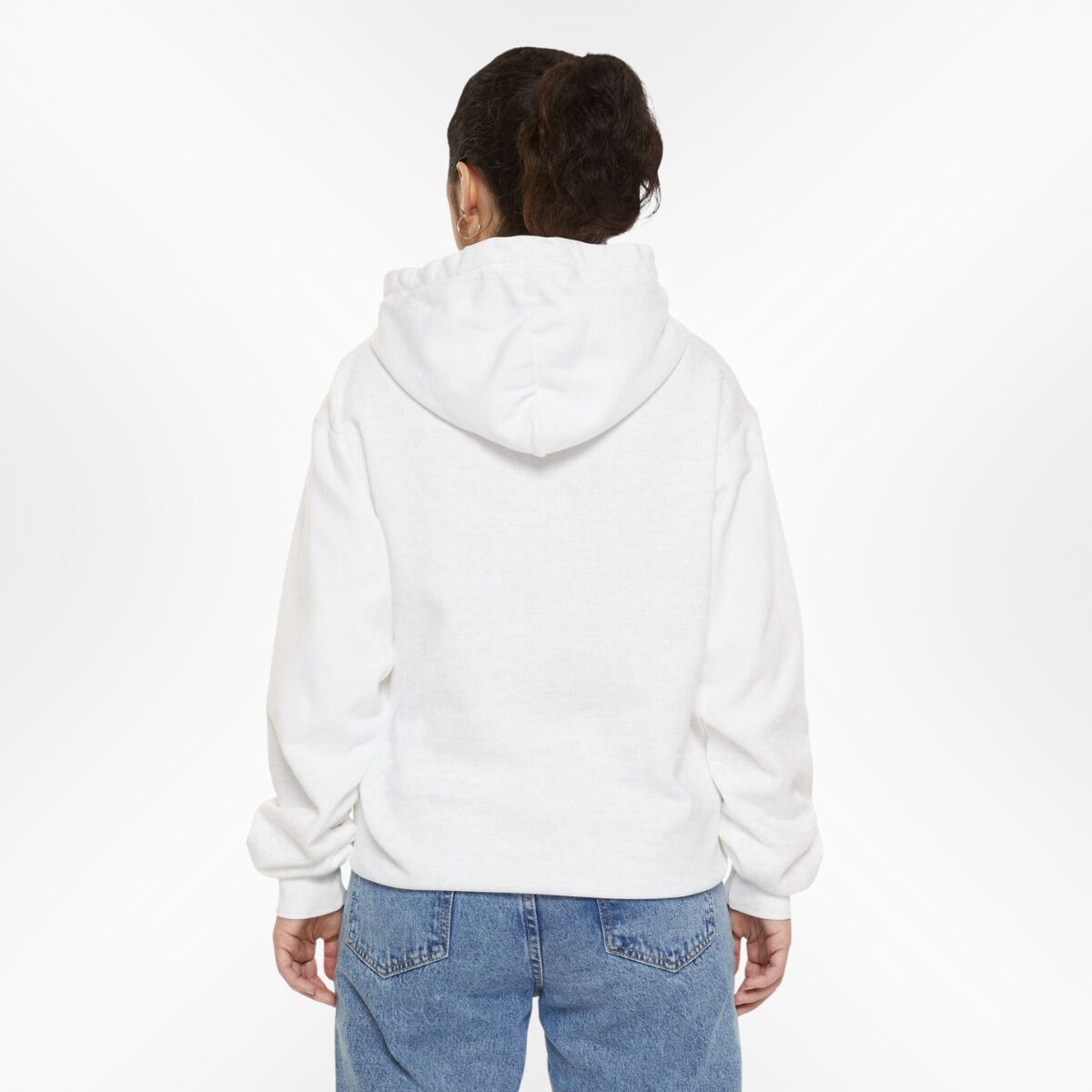 Simple white Hoodie Back